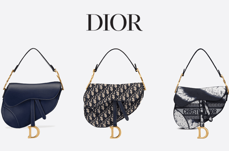 Dior Brought Back Logo Saddle Bag Fall 2018 - Dior Saddle Bags