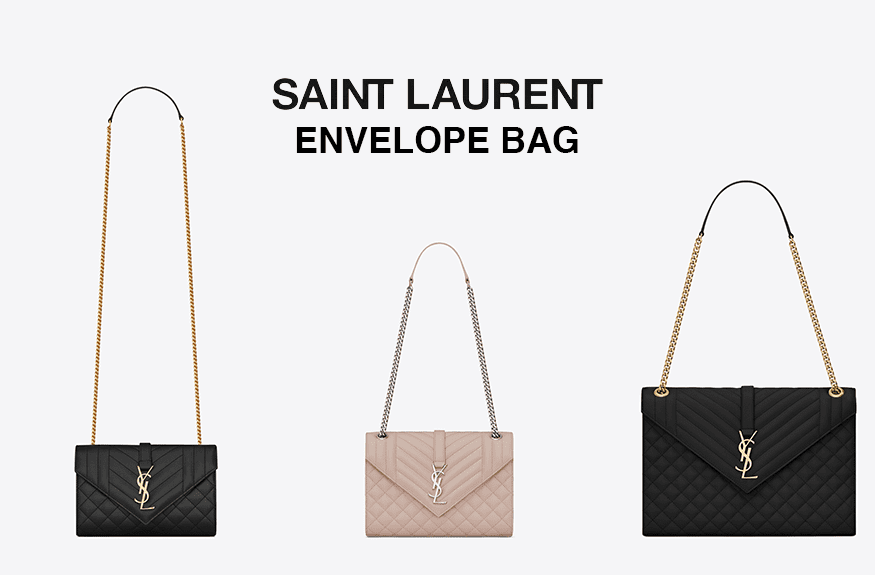 YSL ENVELOPE BAG IN THE MEDIUM SIZE FULL REVIEW 2021/What fits, Mod Shots 